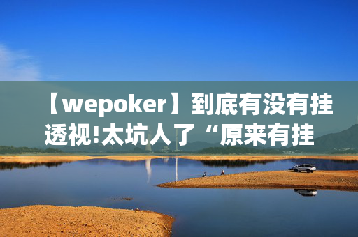 【wepoker】到底有没有挂透视!太坑人了“原来有挂