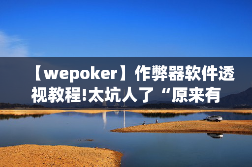 【wepoker】作弊器软件透视教程!太坑人了“原来有挂