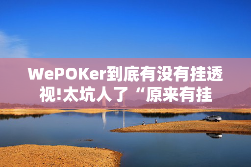 WePOKer到底有没有挂透视!太坑人了“原来有挂