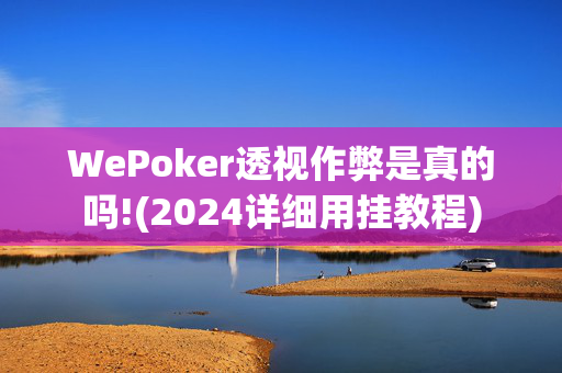 WePoker透视作弊是真的吗!(2024详细用挂教程)