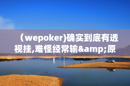 （wepoker)确实到底有透视挂,难怪经常输&原来有猫腻-哔哩哔哩