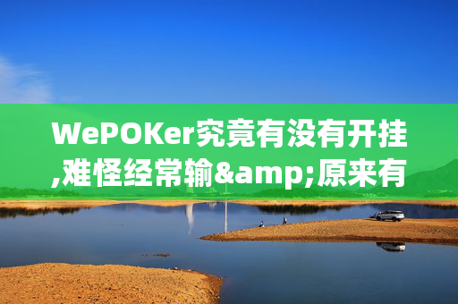 WePOKer究竟有没有开挂,难怪经常输&原来有猫腻-哔哩哔哩