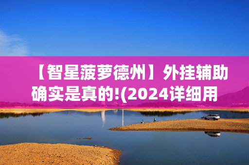 【智星菠萝德州】外挂辅助确实是真的!(2024详细用挂教程)