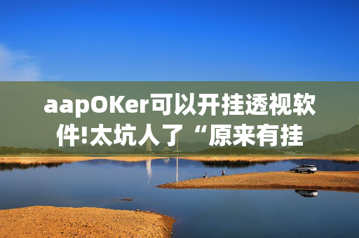 aapOKer可以开挂透视软件!太坑人了“原来有挂