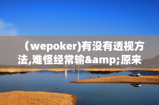 （wepoker)有没有透视方法,难怪经常输&原来有猫腻-哔哩哔哩