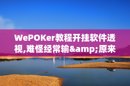 WePOKer教程开挂软件透视,难怪经常输&原来有猫腻-哔哩哔哩