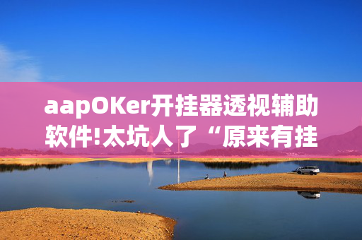 aapOKer开挂器透视辅助软件!太坑人了“原来有挂