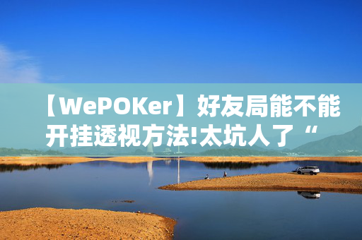 【WePOKer】好友局能不能开挂透视方法!太坑人了“原来有挂